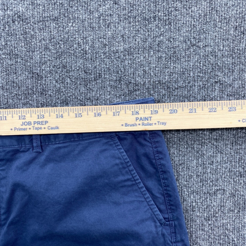 Eddie Bauer Legendwash Stretch Shorts Women 18 Blue Curvy Outdoor Chino Coastal - Picture 7 of 12